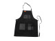 Traeger | BBQ Schort Zwart |Canvas en Leer